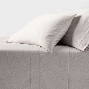 Open Box - Threshold - Queen 400 Thread Count Holiday Performance Sheet S Gray